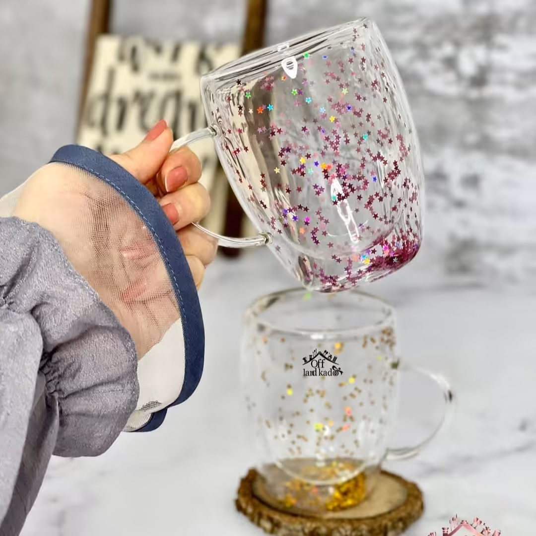 ماگ پیرکس دوجداره ستاره اکلیلی