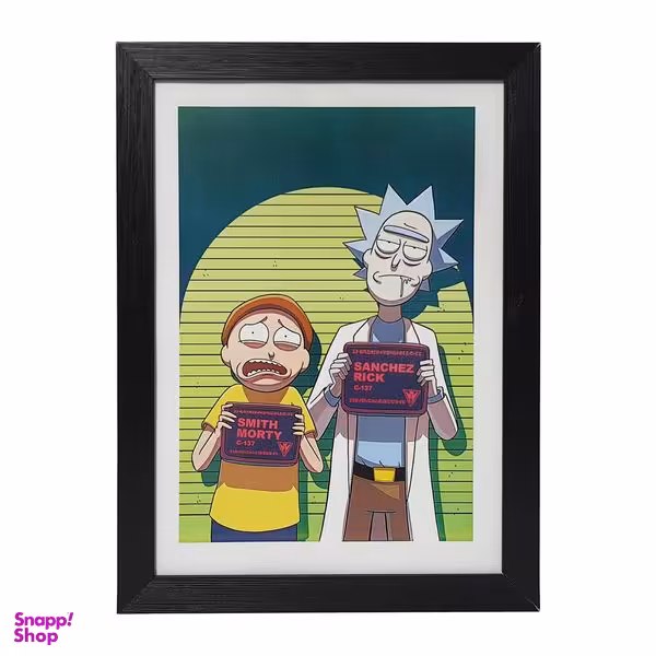 تابلو طرح ریک اند مورتی مدل PrRckMrty1b