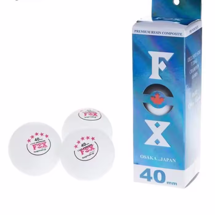 توپ پینگ پنگ فاکس مدل 5 ستاره (Fox)بسته 3 عددی کد 20