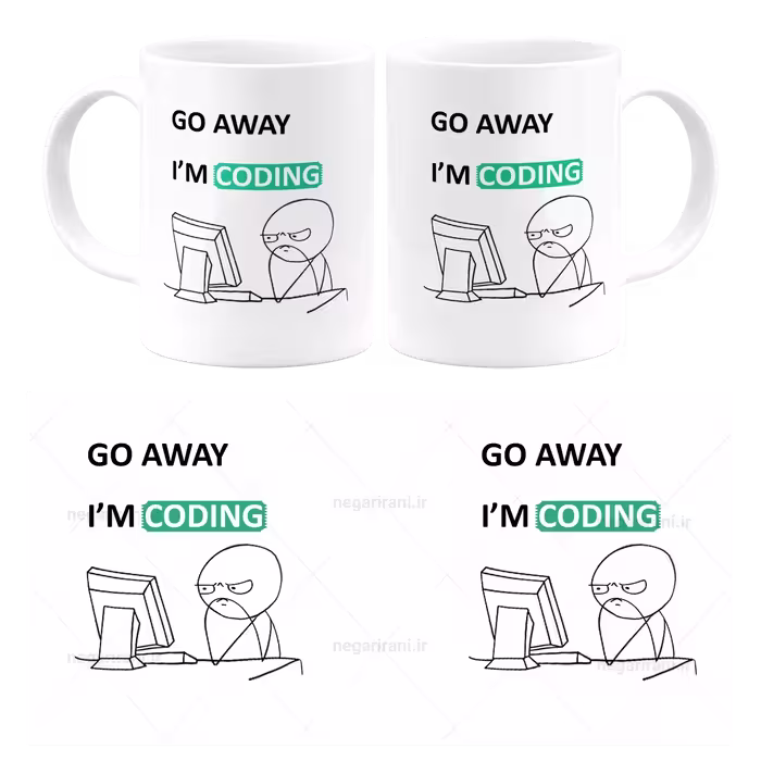 ماگ go away iam coding مدل Z5