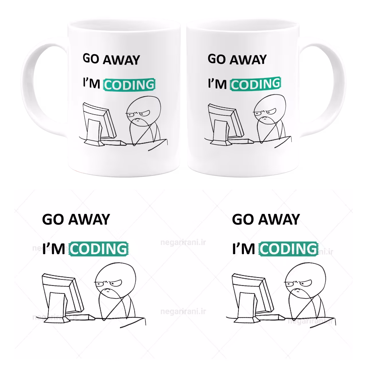 ماگ go away iam coding مدل Z5