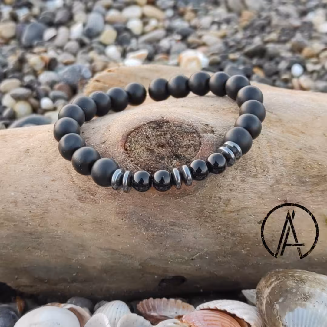 دستبند اونیکس مشکی 