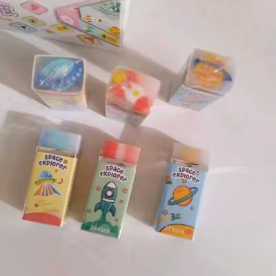 پاککن فانتزی مغزدار طرح فضانورد(مناسب برای جوایز مدرسه