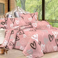 سرویس روتختی مدل  قلب  یکنفره 4 تکه