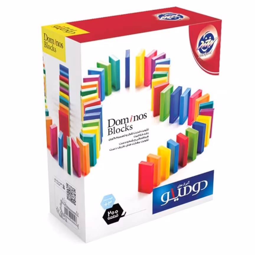 بازی فکری دومینو 200 قطعه لبخند  DOMINO


