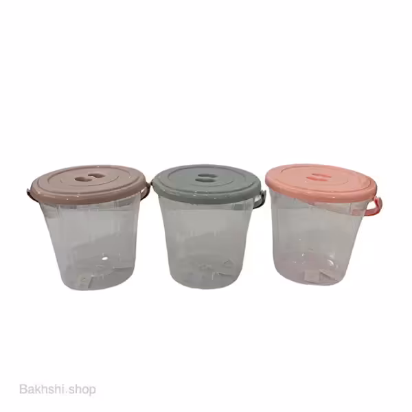 سطل مدرج همه کاره 3 لیتری شفاف