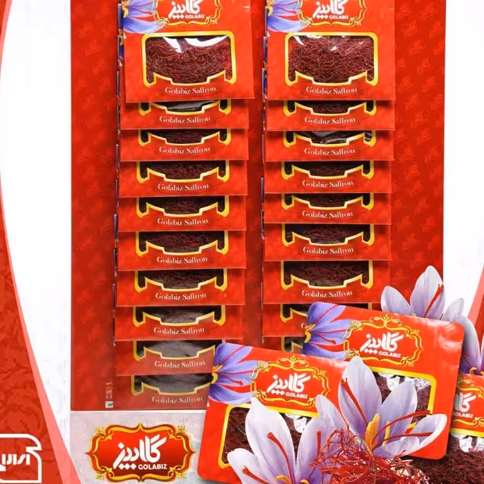 زعفران رشته ای درجه یک وزن خالص نیم مثقال 