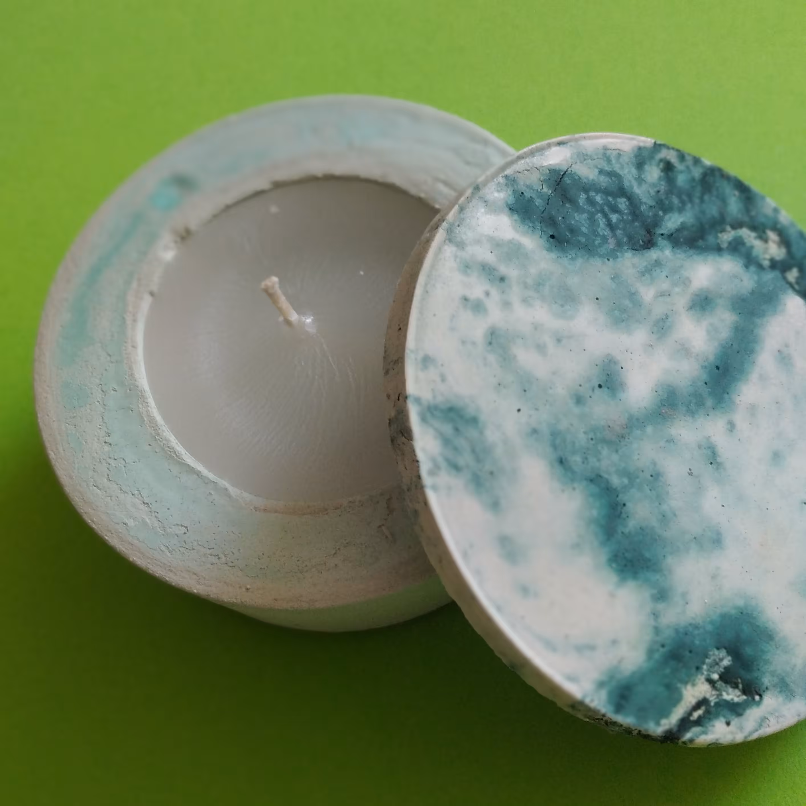 شمعدان بتنی کاسه ای در رنگ بندی متنوع تزیین فوق العاده برای منزل محل کار جشن ها