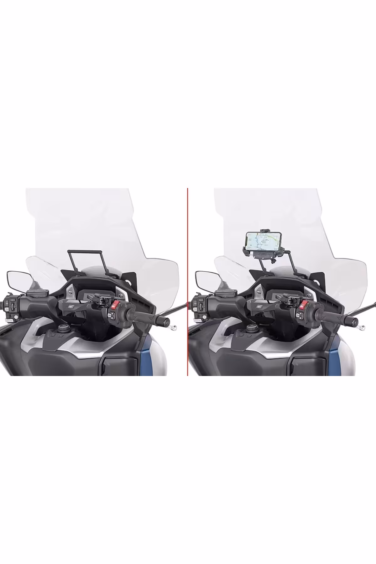 میله هوشمند موتورسیکلت FB1186 FORZA 750 21 22 شیشه جلو اتومبیل های سازگار را نگه می دارند Givi Genel Markalar