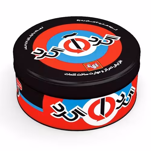 بازی فکری گرداگرد/2_6 نفره/ رده سنی +7 سال/افزایش تمرکز و مهارت ساخت کلمات/ بازیتا