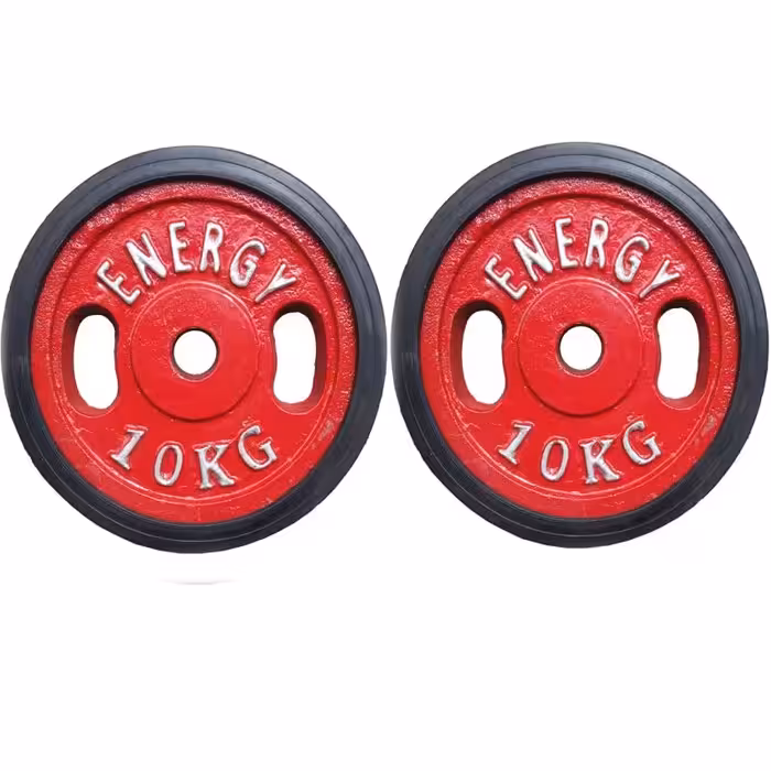 وزنه هالتر انرژی مدلE10 وزن 10کیلوگرم بسته دو عددی