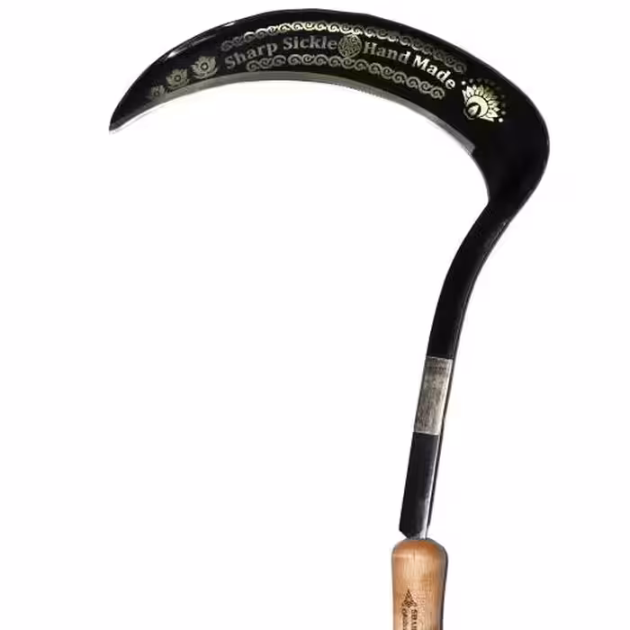 داس دروگری و علف زنی  تیز نشان  با آلیاژ مخصوص با دهنه 30 سانتی