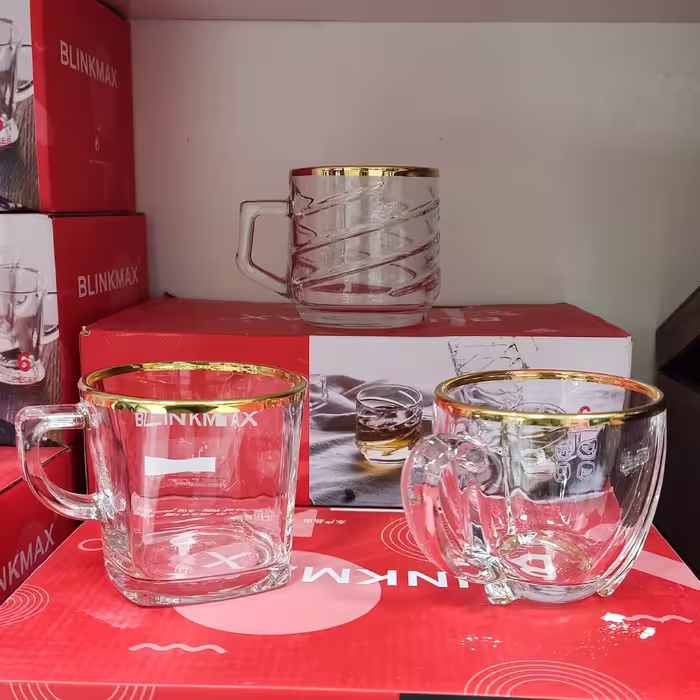 فنجان دور طلائی خارجی