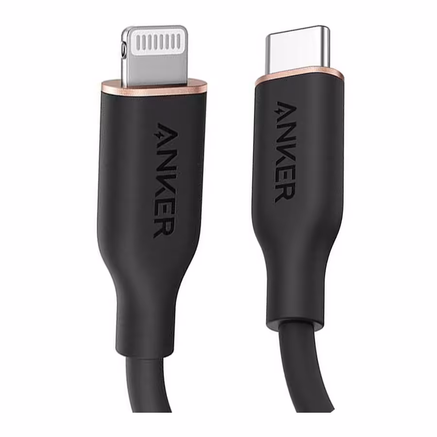 قیمت و خرید کابل 1.8 متری تبدیل USB-C به لایتنینگ انکر مدل PowerLine III Flow A8663 | یاس ارتباط