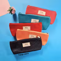 جامدادی فانتزی تک زیپ چرم مصنوعی قابل شست و شو برند ایرانی kifet