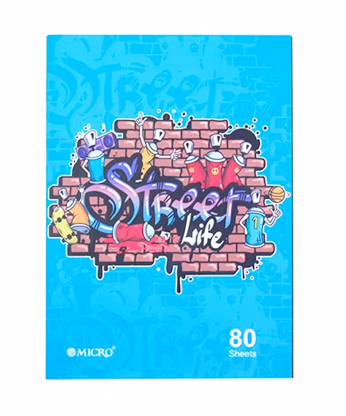 دفتر میکرو ته چسب 80 برگ
