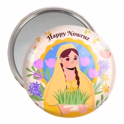 آینه جیبی خندالو مدل نوروز کد 24610