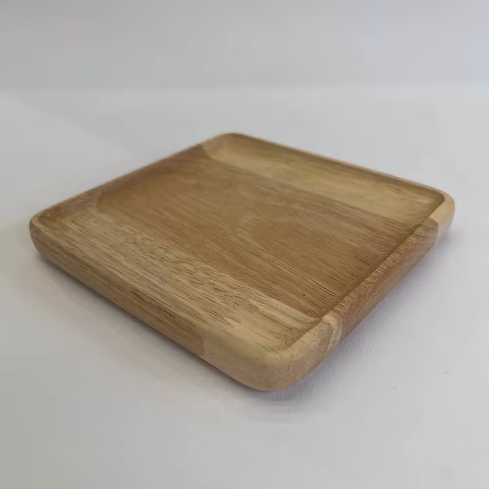 بشقاب مربع تخت 18 سانت