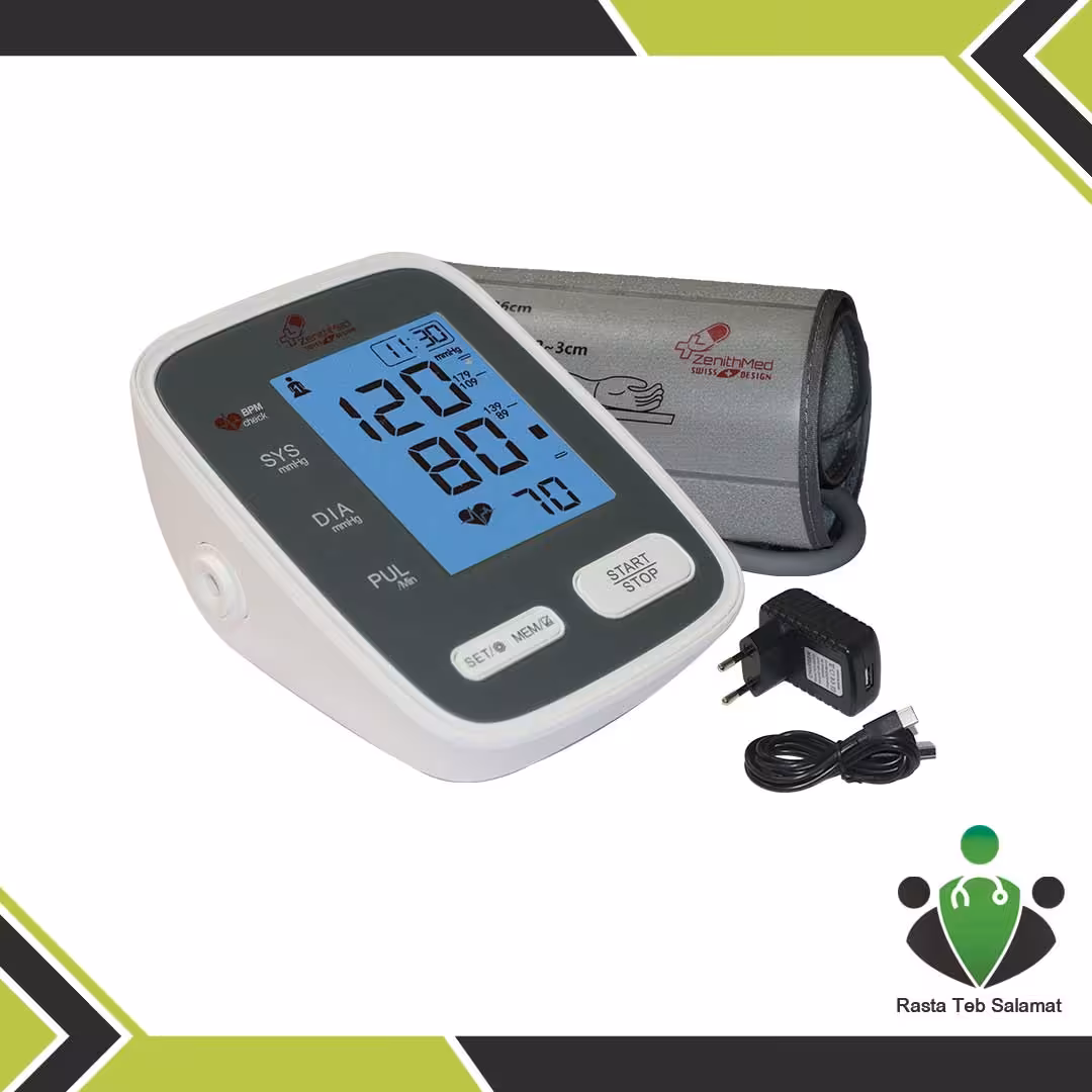 فشارسنج دیجیتال سخنگو زنیت مد با کاف فنری بک لایت مدل X5