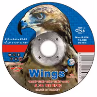 صفحه ساب فلز وینگز بقطر 115 میلیمتر