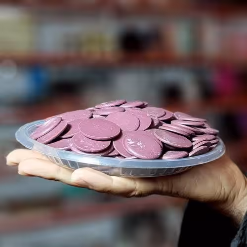 شکلات سکه ای بنفش