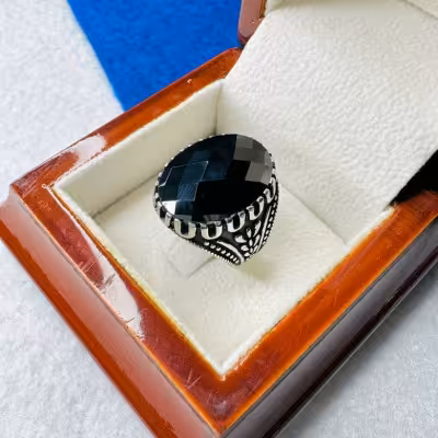 انگشتر نقره مردانه