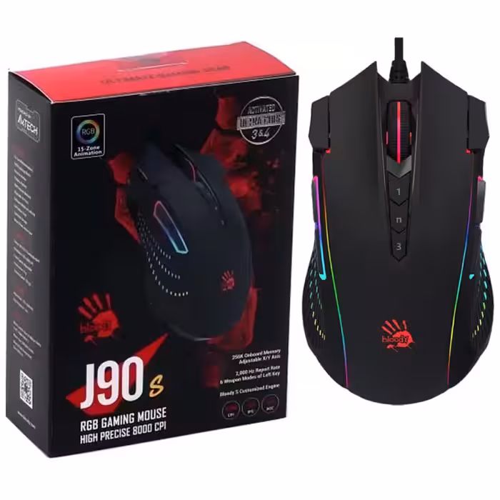 ماوس گیمینگ ایفورتک بلادی A4TECH BLOODY J90S