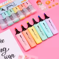 ست هایلایت خارجی شش عددی در شش رنگ متفاوت pastel