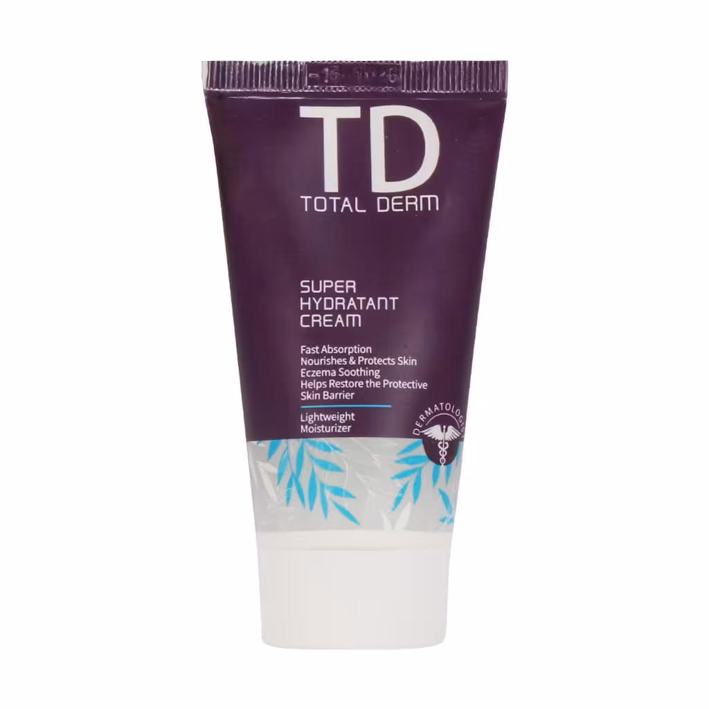 کرم سوپر آبرسان و مرطوب کننده توتال درم 50 میلی لیتر