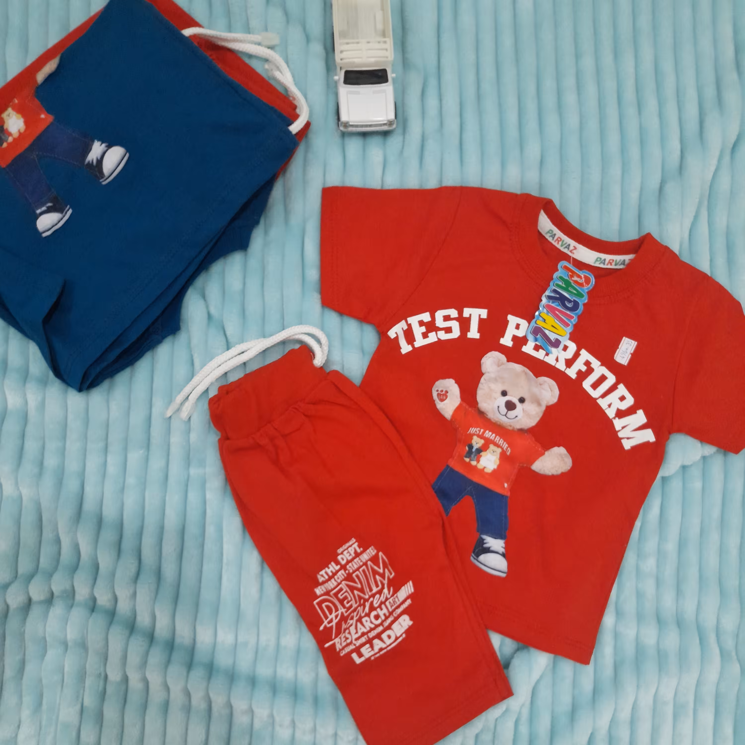 ست تیشرت و شلوارک پسرانه