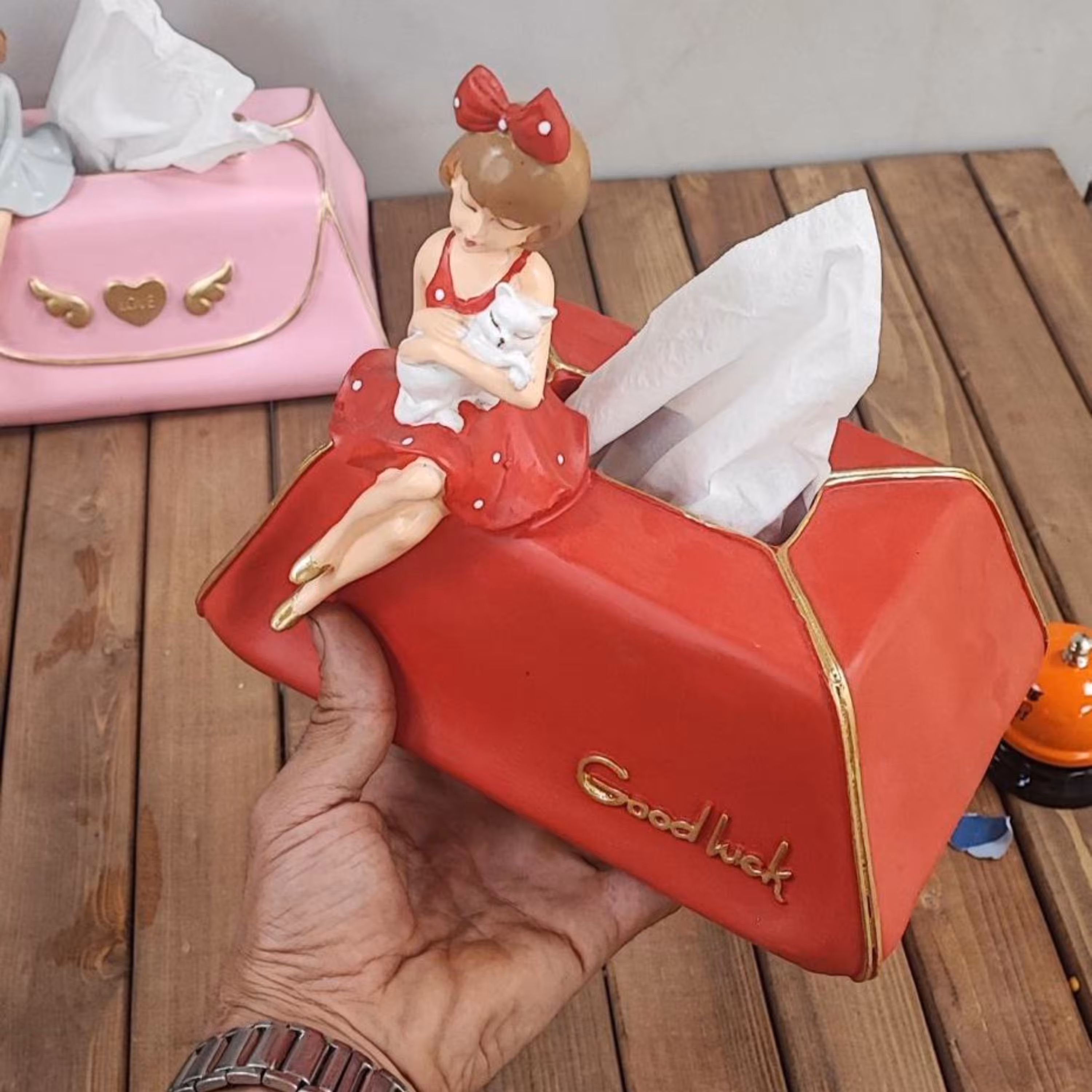 جا ی دستمال دختر-رنگ بندی متنوع- با کیفیت عالی