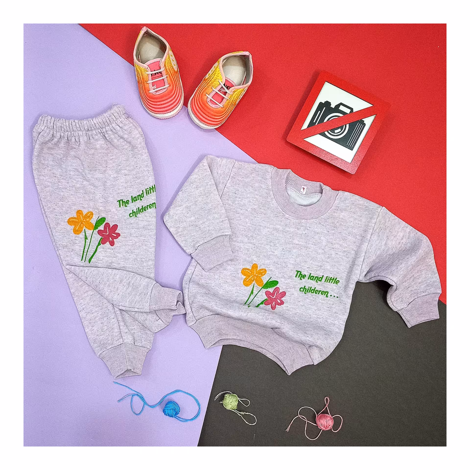 لباس نوزادی بلوزشلوارپاییزی و زمستانی کد 256