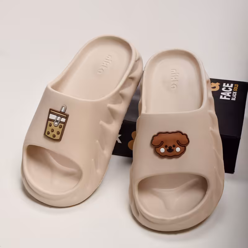 دمپایی نیکتا راحت کد 280828 رنگ نسکافه ای سایز 37 تا 40