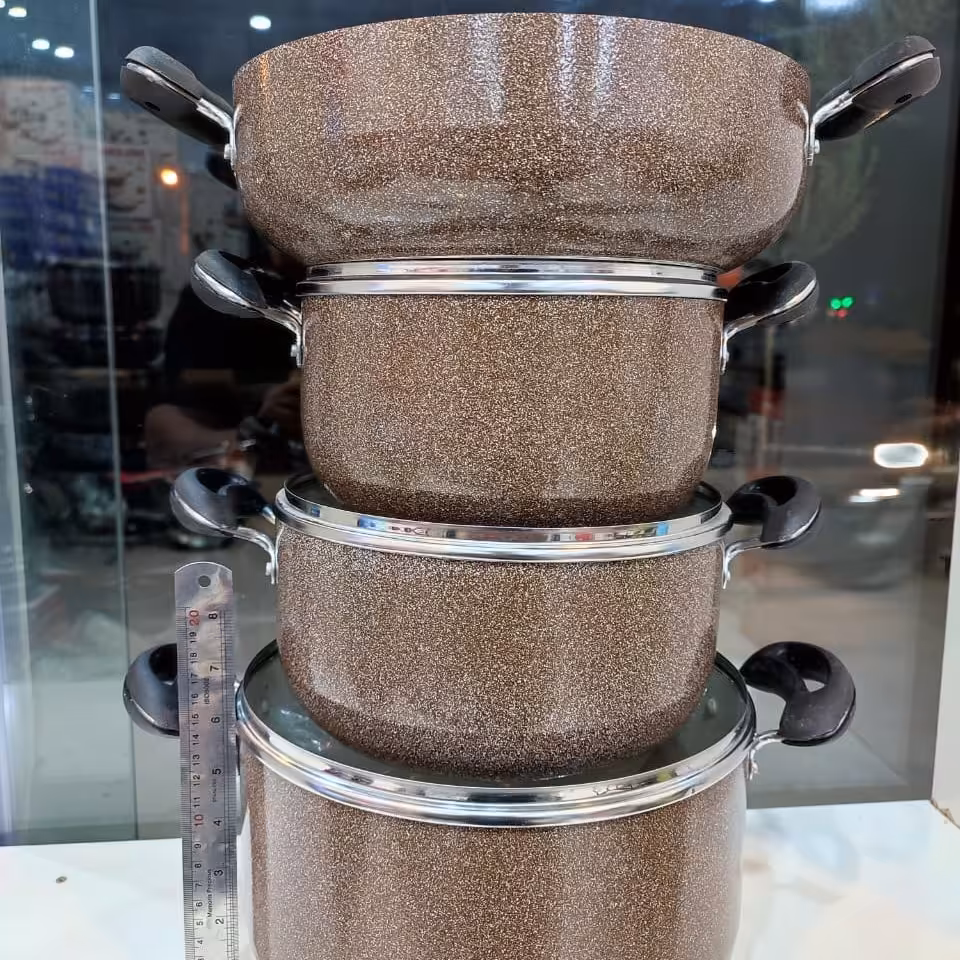 سرویس 7 پارچه گابین لبه ساده