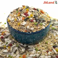  غذای عروس هلندی-کوتوله-مرغ عشق و طوطی سانان(هفت تخم) - بسته 500 گرمی