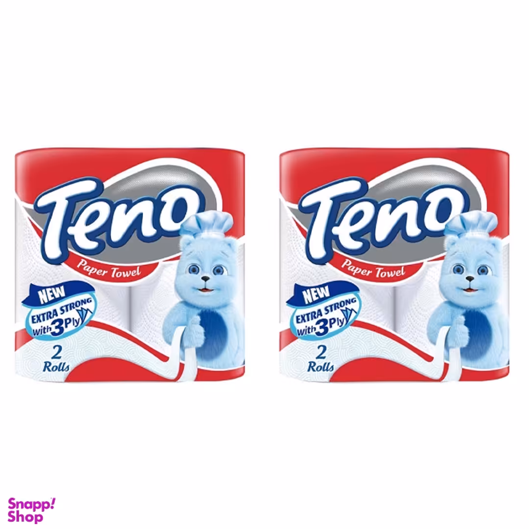 دستمال حوله‌ای تنو مدل Extra Strong بسته 2 عددی