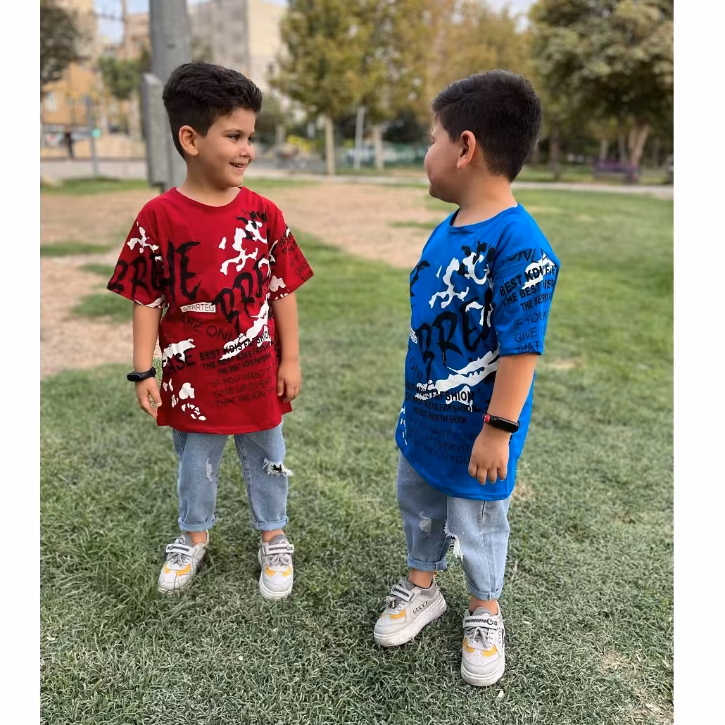 تیشرت پسرانه طرح دار (ارسال پس کرایه)