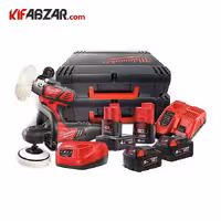 ست 7 پارچه پولیش و سنباده شارژی 18 ولت میلواکی مدل M18FPP2K-544X