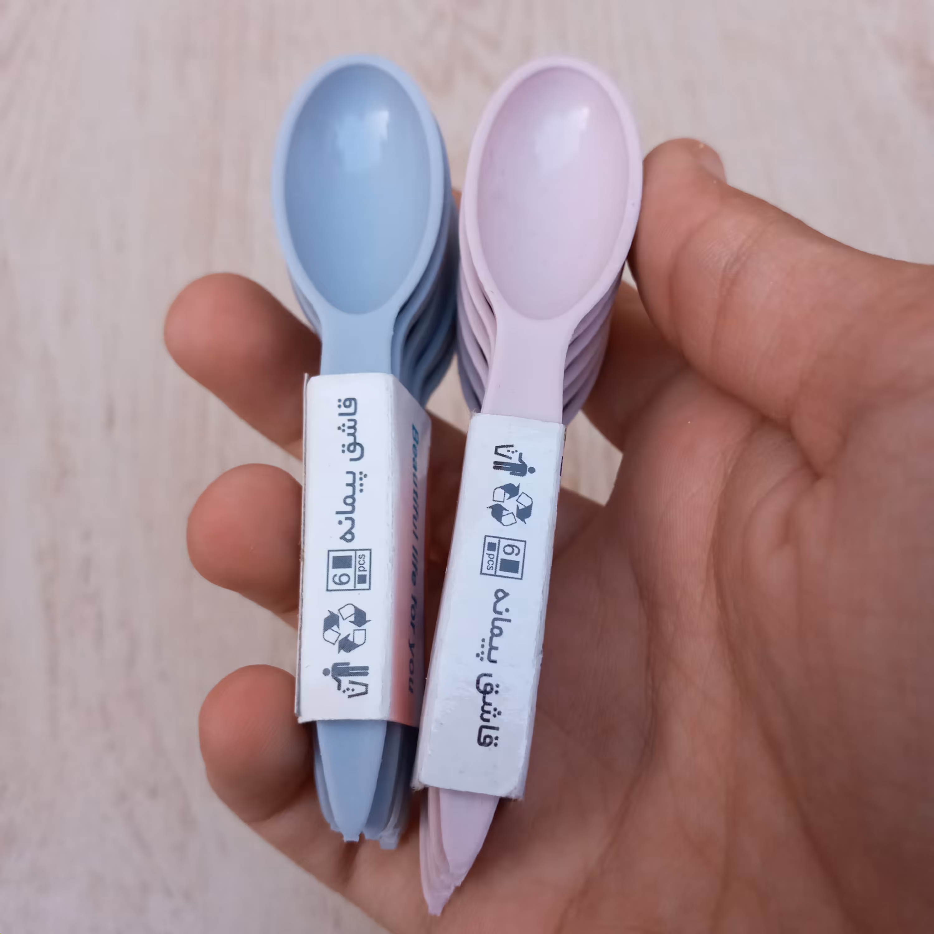 قاشق پیمانه 6 عددی (قاشق ادویه)