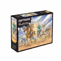 پازل 1000 تکه هفت خان (HAFT KHAN) طرح چوگان