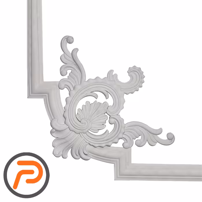 قاب تزئینی طرح منبت pvc کد F419