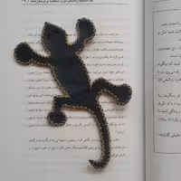 بوکمارک مارمولک (چرم طبیعی دست دوز)