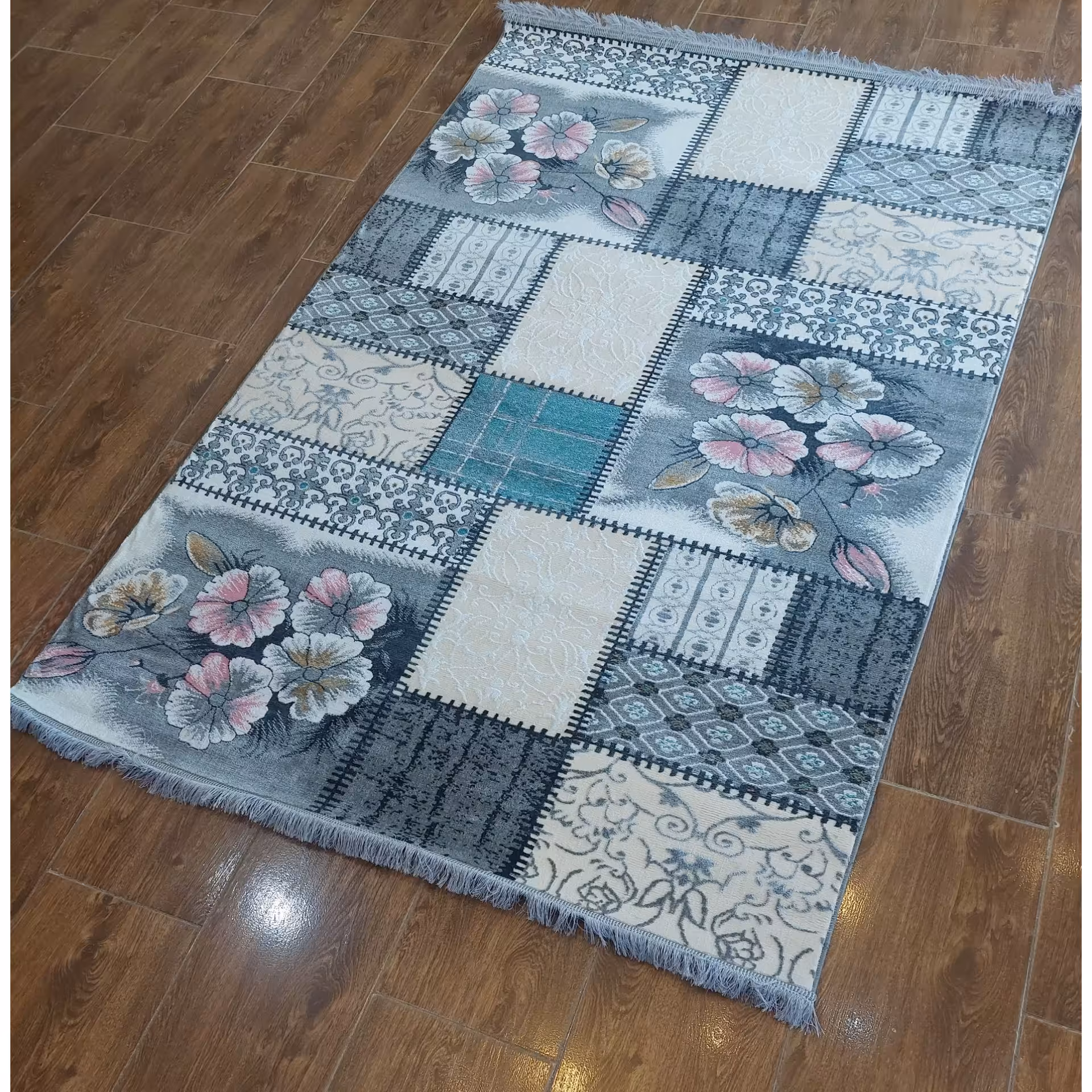 فرش فانتزی 6متری، تراکم 1000،گلبرجسته، پس کرایه