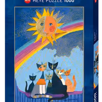 پازل 1000 تکه heye مدل gold rain طلاکوب

