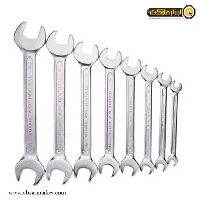 ست آچار دو سر تخت توسن 8 عددی مدل TI103-S8