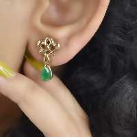 گوشواره ترک دست ساز زنانه کد 6177