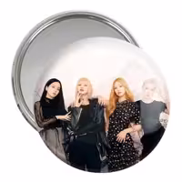 آینه جیبی خندالو مدل گروه بلک پینک Black Pink کد 16685