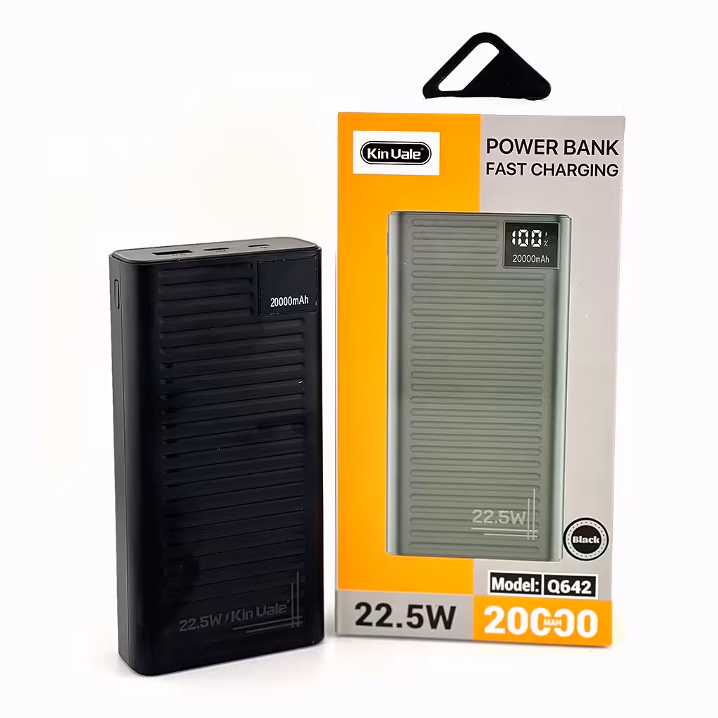 پاوربانک fast charge با خروجی 22.5 وات(20000mah)