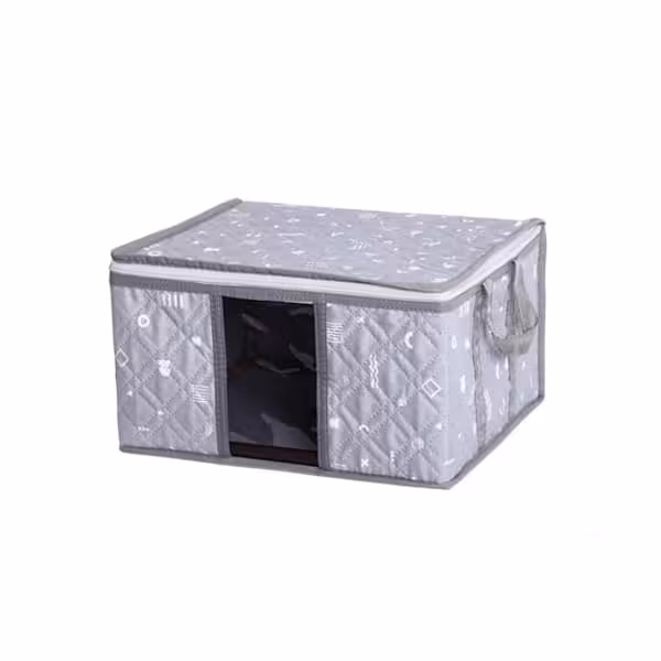 باکس طلقی سایز 1 هومتکس هندسی طوسی