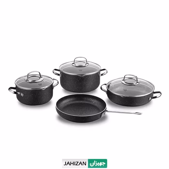 سرویس قابلمه 7پارچه کرکماز مدل گلکسی کد1371